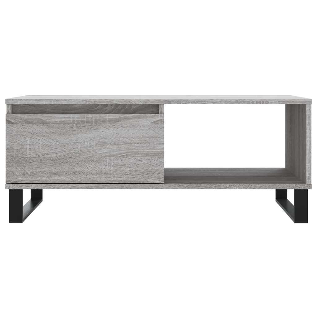 Coffee Table Grey Sonoma 90x50x36,5 cm Engineered Wood