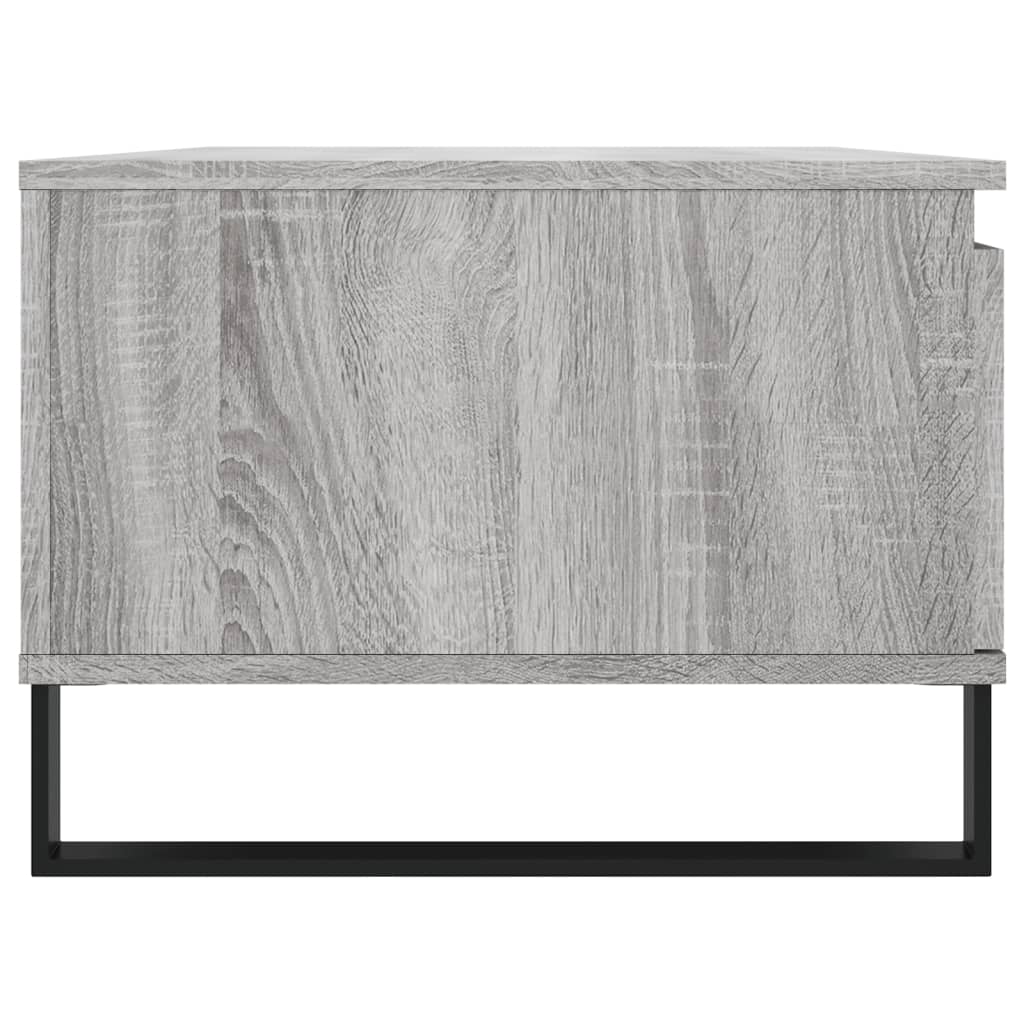 Coffee Table Grey Sonoma 90x50x36,5 cm Engineered Wood