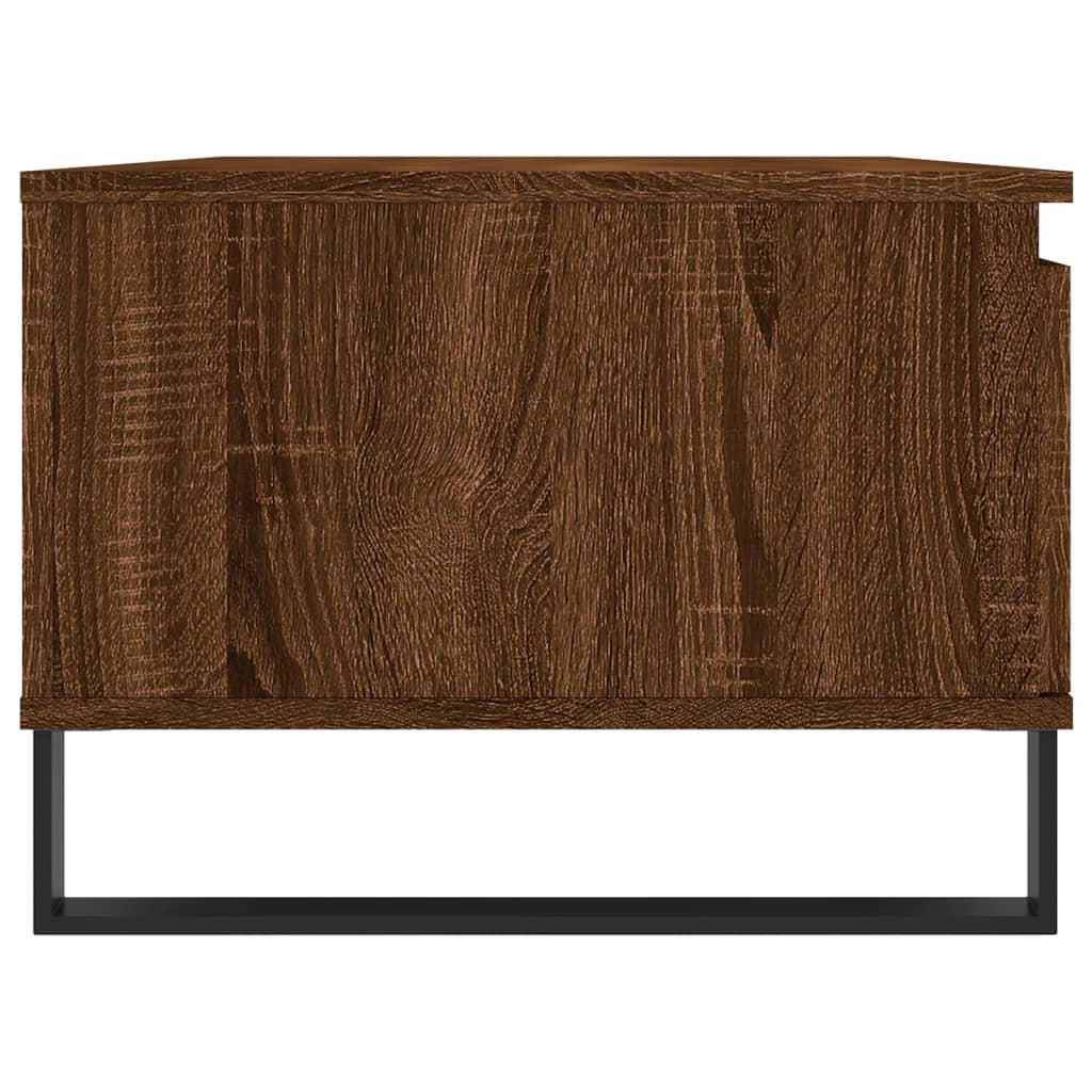 Coffee Table Brown Oak 90x50x36,5 cm Engineered Wood