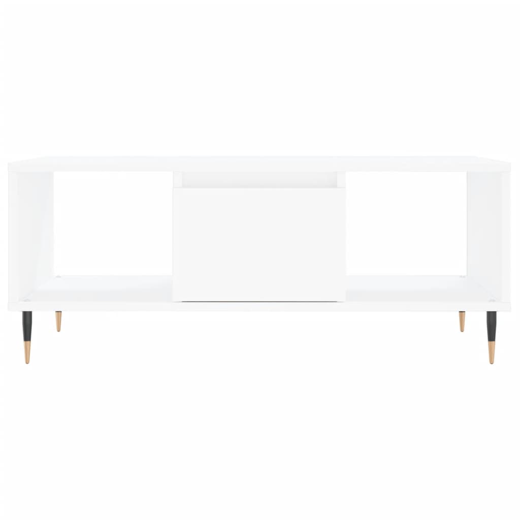 Coffee Table White 90x50x36,5 cm Engineered Wood