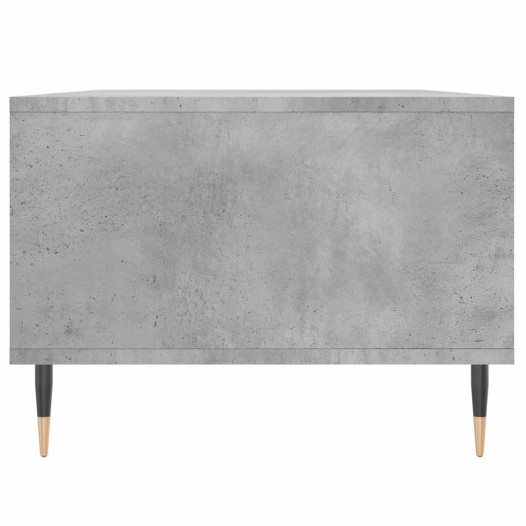 Coffee Table Concrete Grey 90x50x36,5 cm Engineered Wood