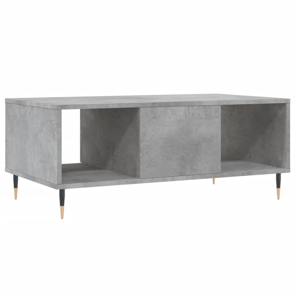 Coffee Table Concrete Grey 90x50x36,5 cm Engineered Wood