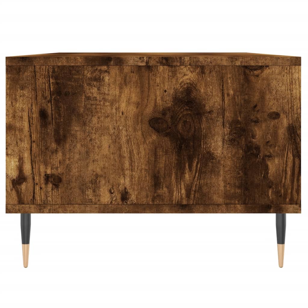 Coffee Table Smoked Oak 90x50x36,5 cm Engineered Wood
