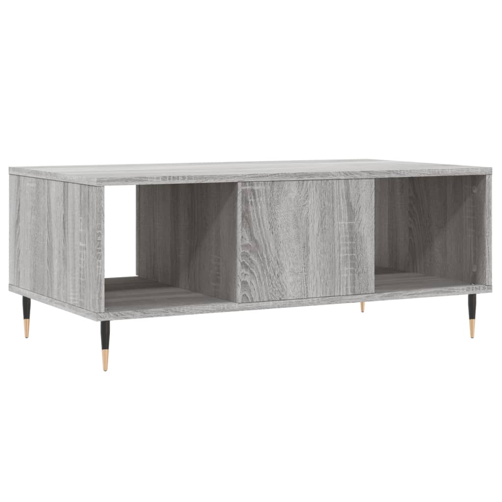 Coffee Table Grey Sonoma 90x50x36,5 cm Engineered Wood