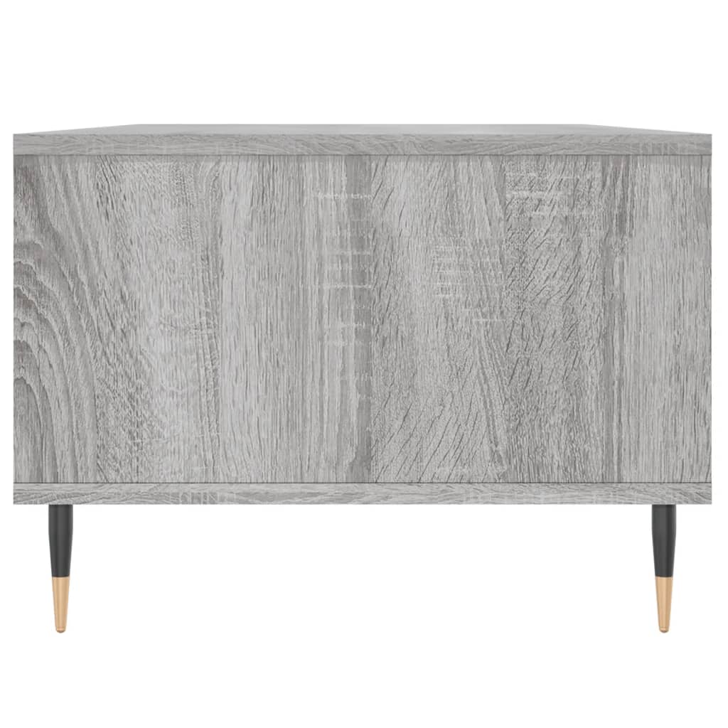 Coffee Table Grey Sonoma 90x50x36,5 cm Engineered Wood