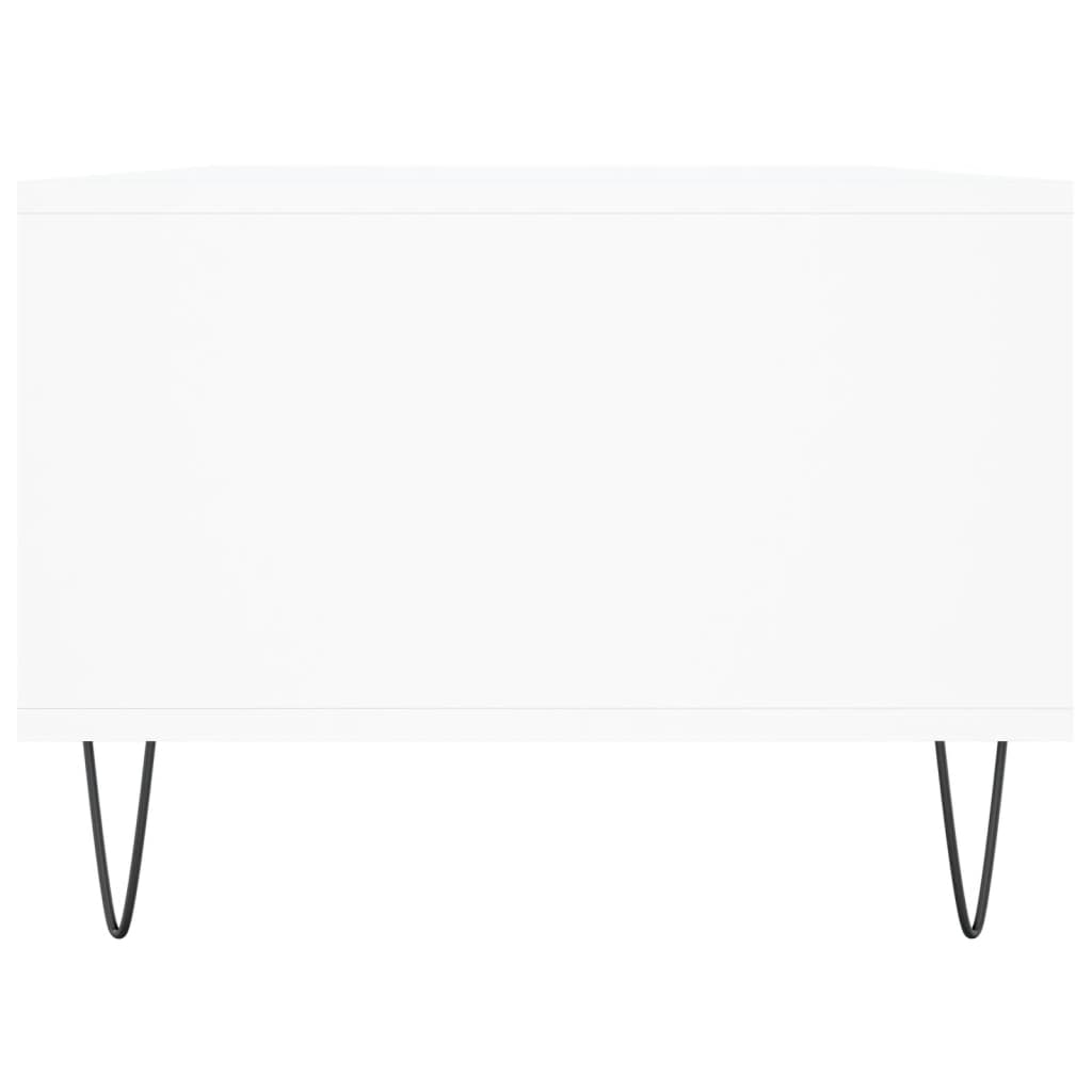 Coffee Table White 90x50x36,5 cm Engineered Wood