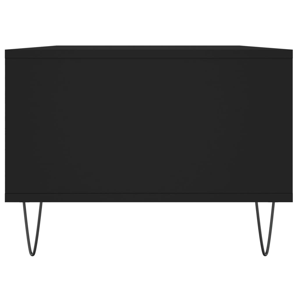Coffee Table Black 90x50x36,5 cm Engineered Wood