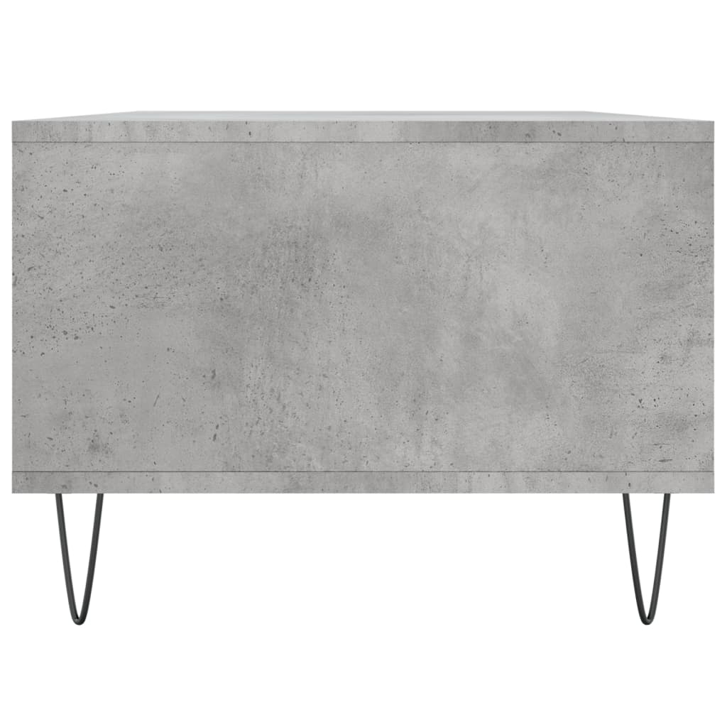 Coffee Table Concrete Grey 90x50x36,5 cm Engineered Wood