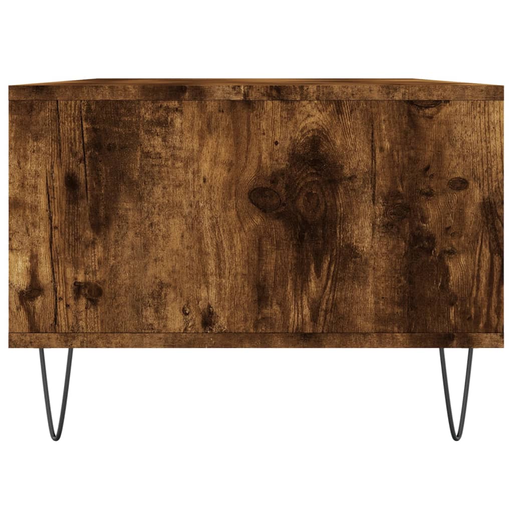 Coffee Table Smoked Oak 90x50x36,5 cm Engineered Wood
