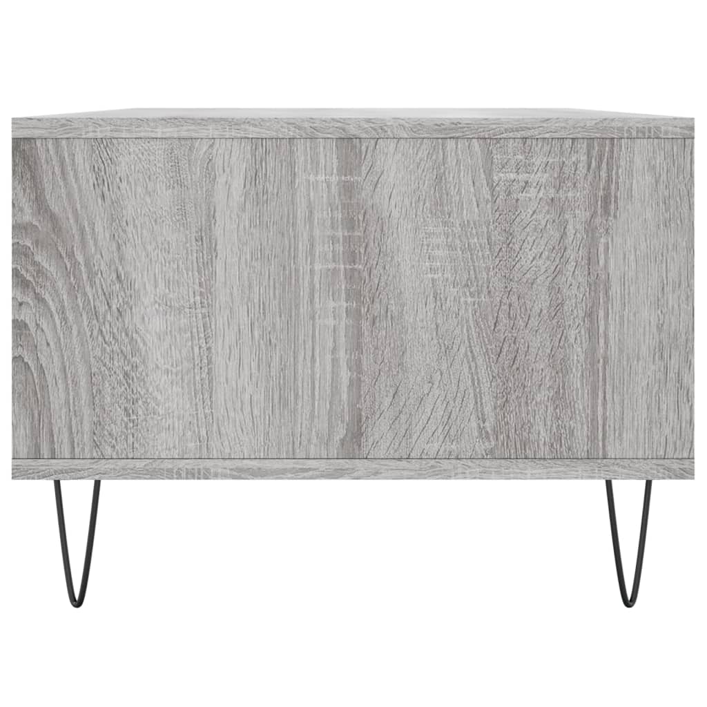 Coffee Table Grey Sonoma 90x50x36,5 cm Engineered Wood