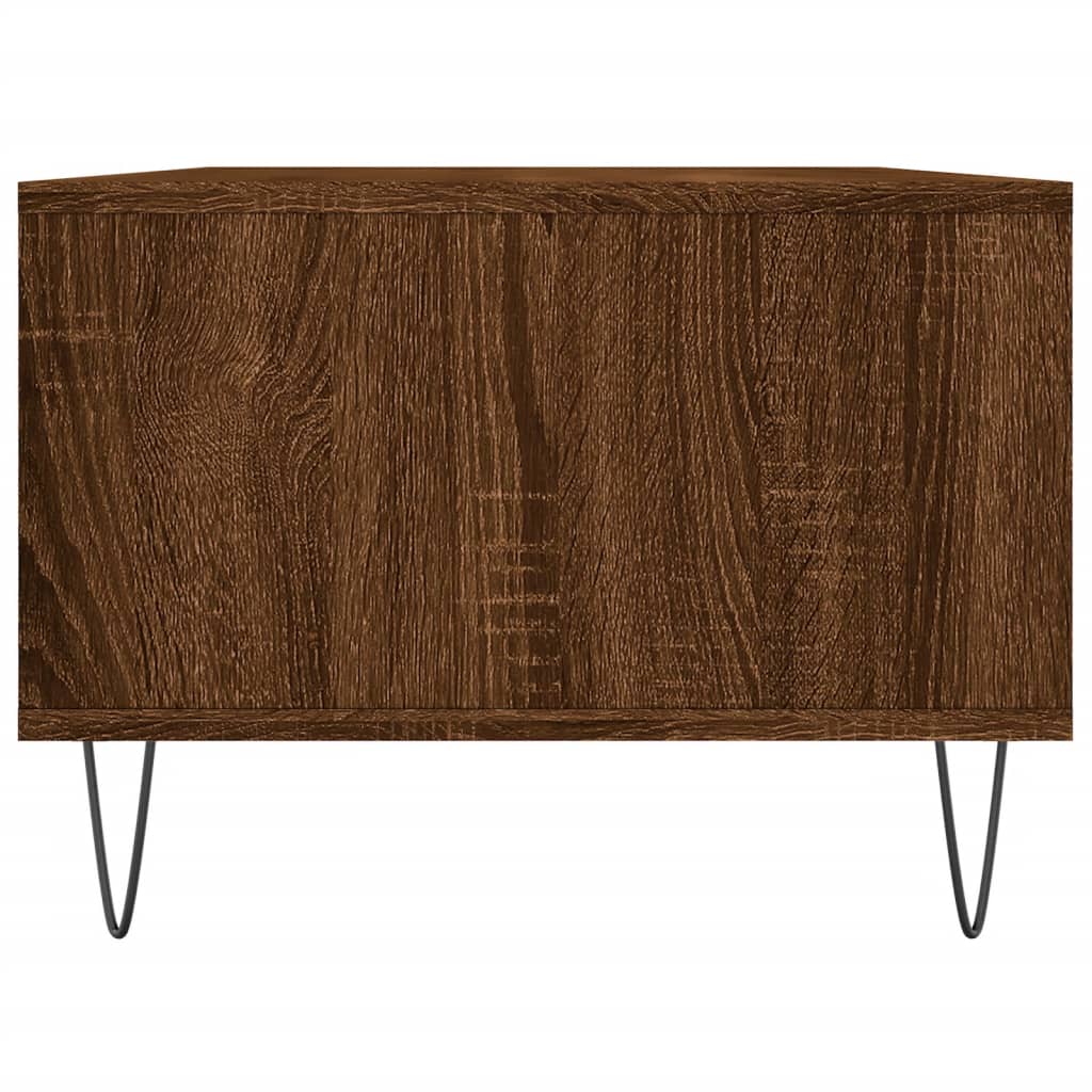 Coffee Table Brown Oak 90x50x36,5 cm Engineered Wood