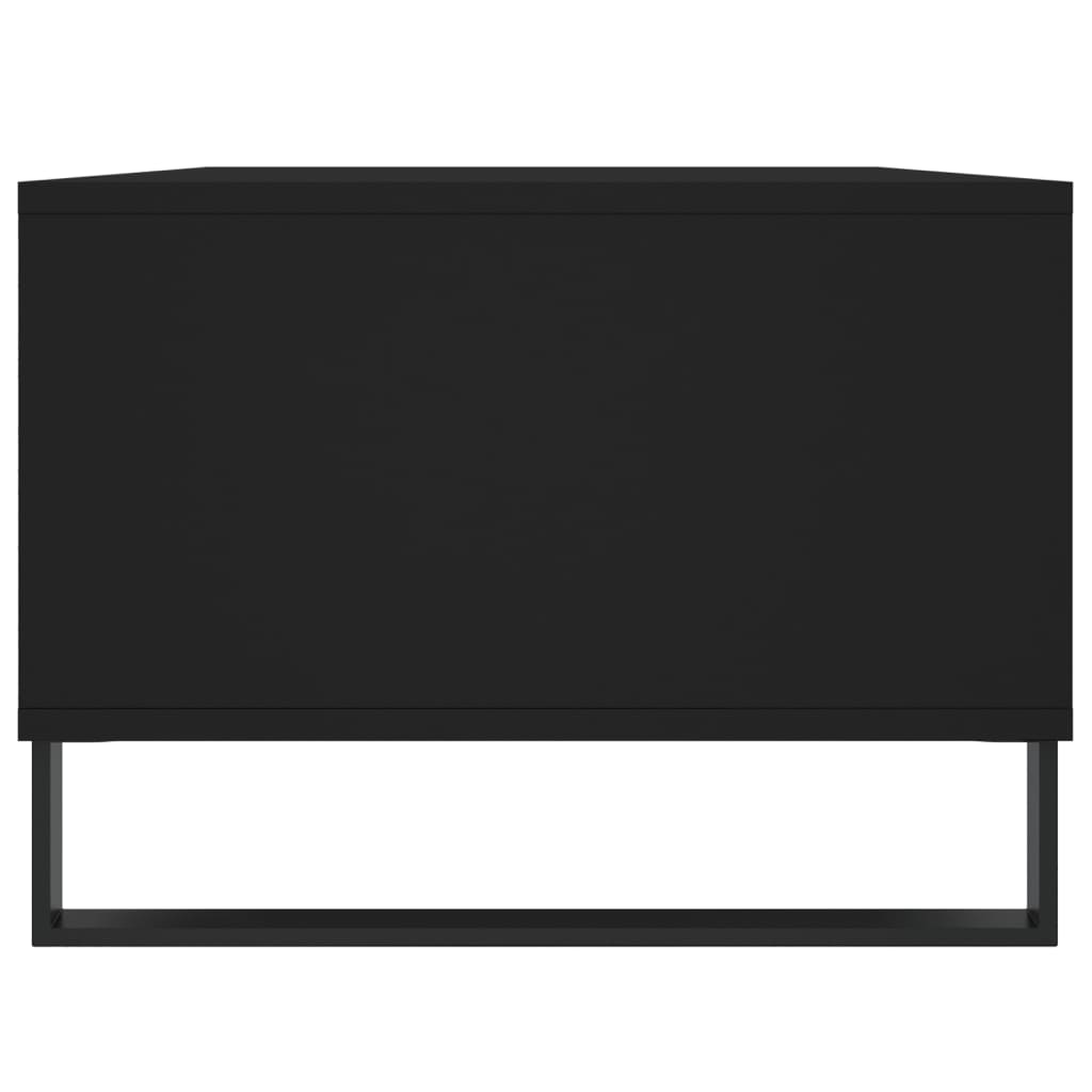 Coffee Table Black 90x50x36,5 cm Engineered Wood