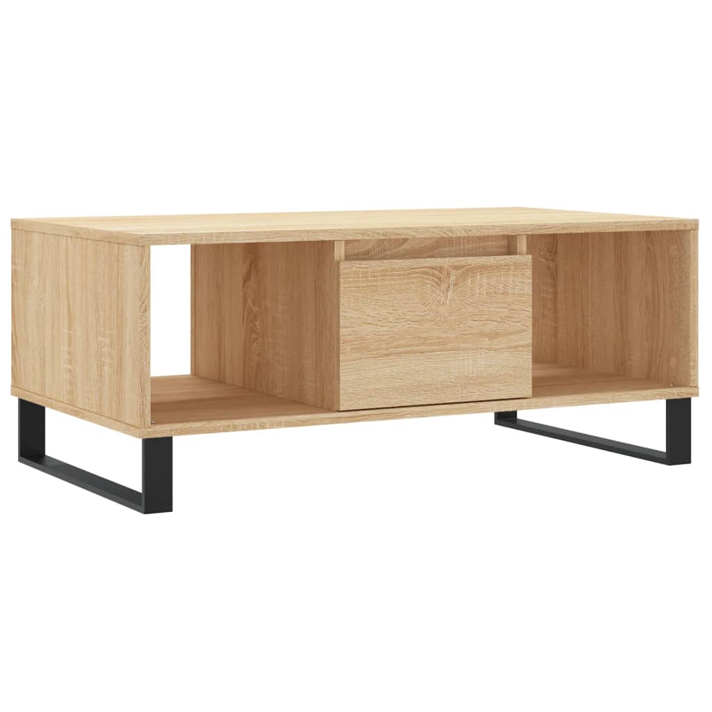 Coffee Table Sonoma Oak 90x50x36,5 cm Engineered Wood