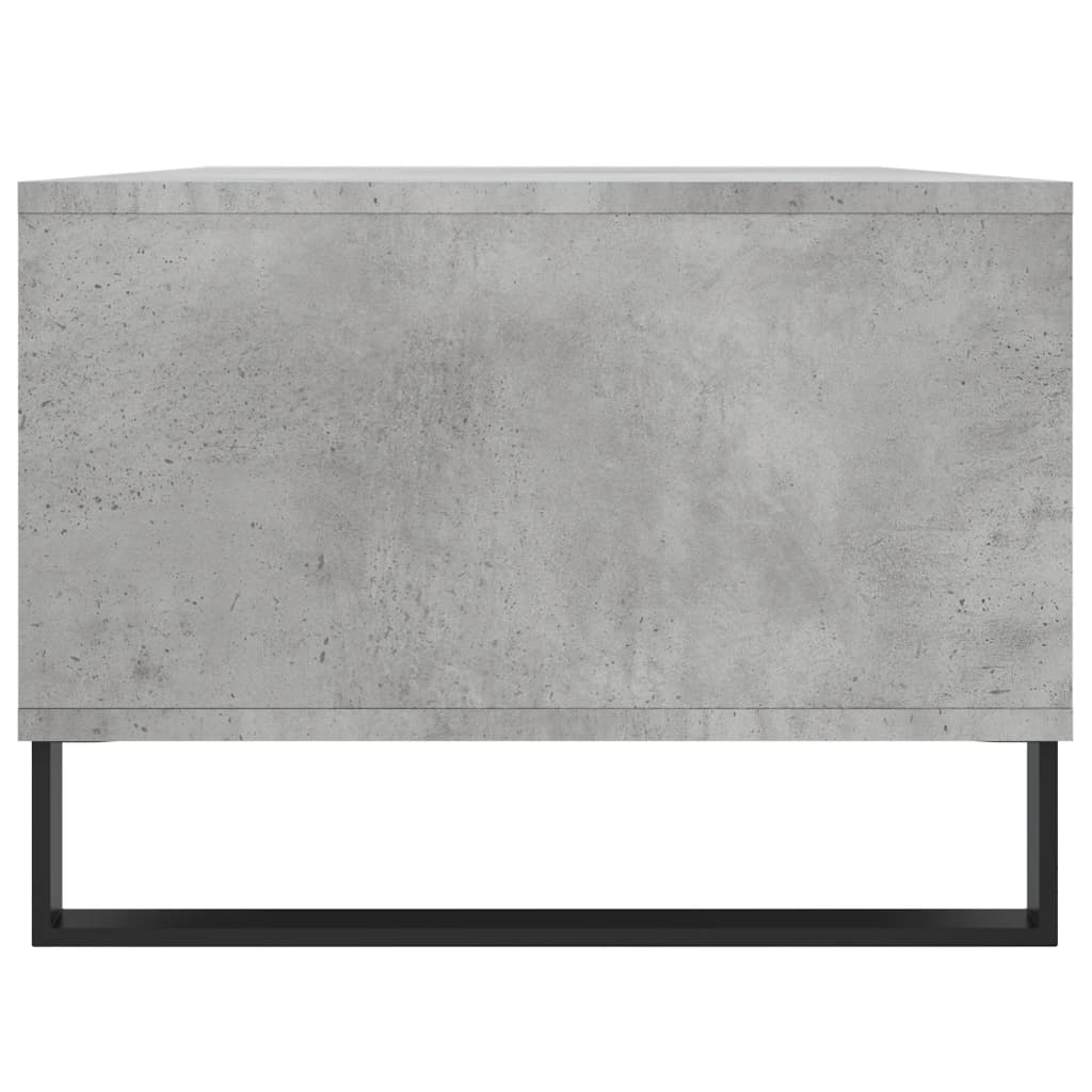 Coffee Table Concrete Grey 90x50x36,5 cm Engineered Wood