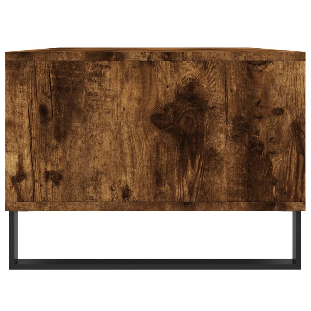 Coffee Table Smoked Oak 90x50x36,5 cm Engineered Wood