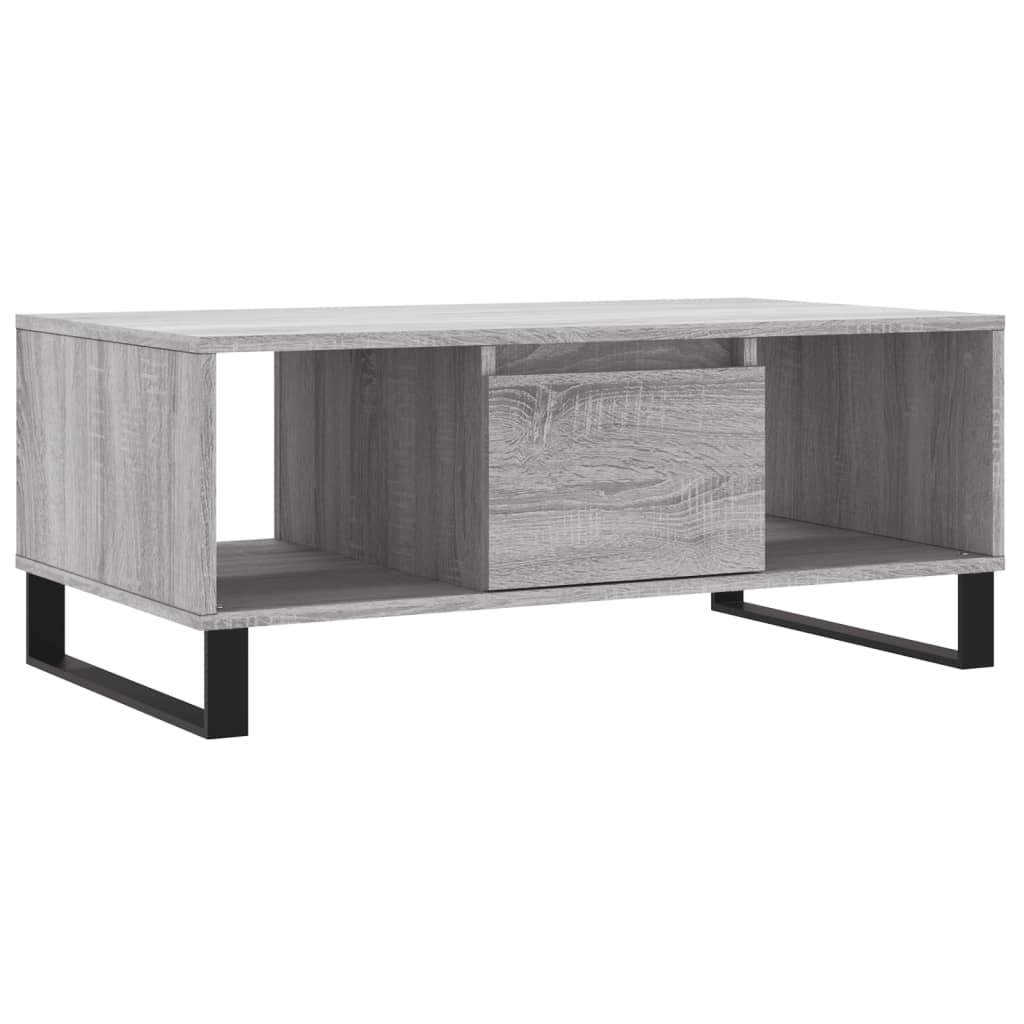 Coffee Table Grey Sonoma 90x50x36,5 cm Engineered Wood