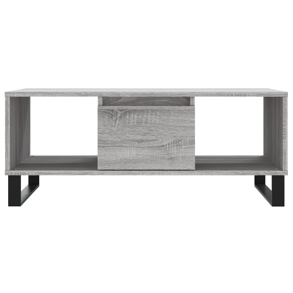 Coffee Table Grey Sonoma 90x50x36,5 cm Engineered Wood
