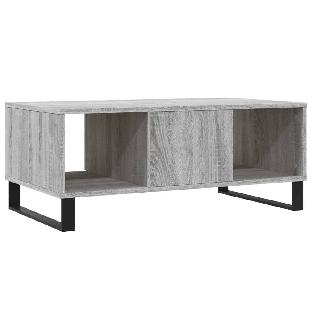 Coffee Table Grey Sonoma 90x50x36,5 cm Engineered Wood