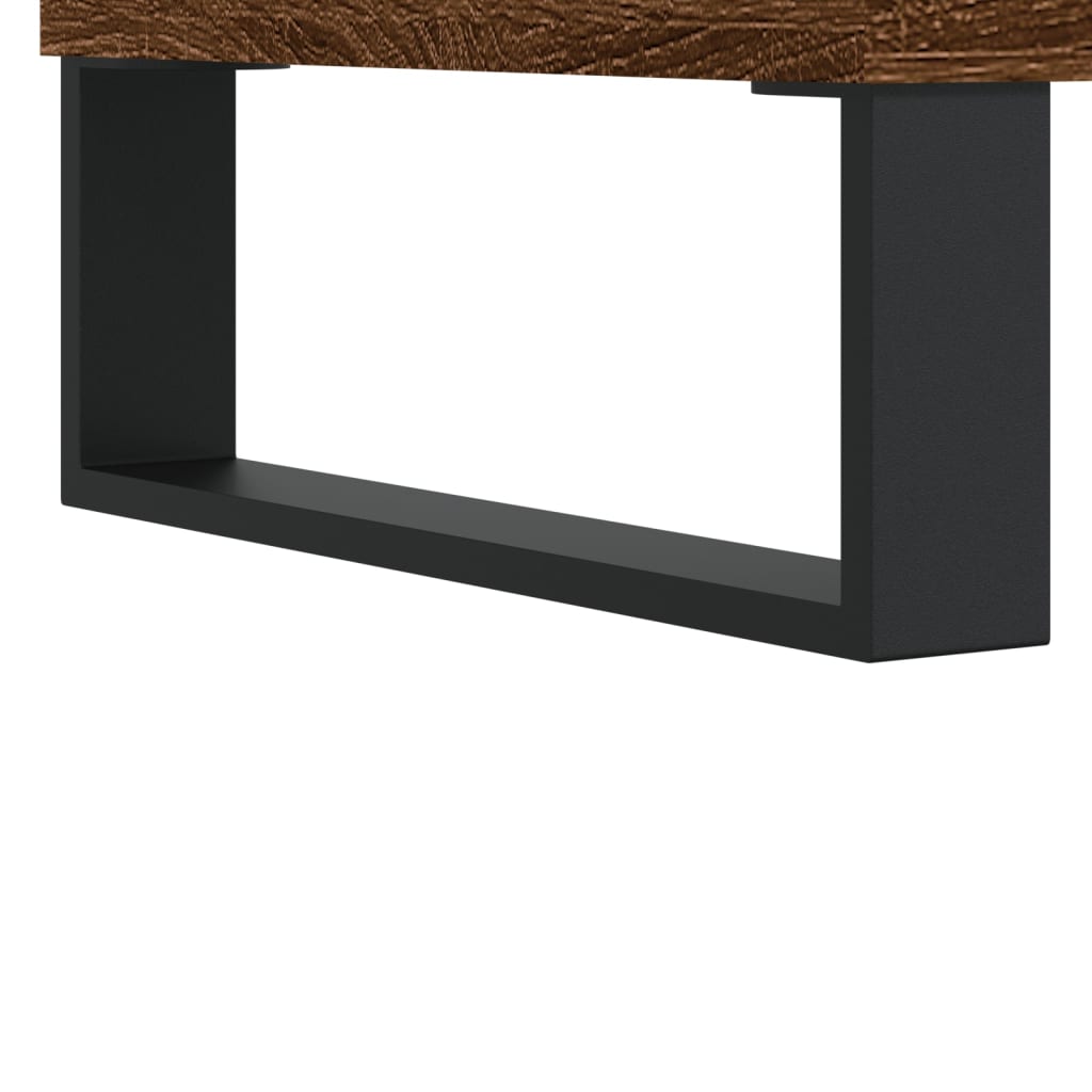Coffee Table Brown Oak 90x50x36,5 cm Engineered Wood