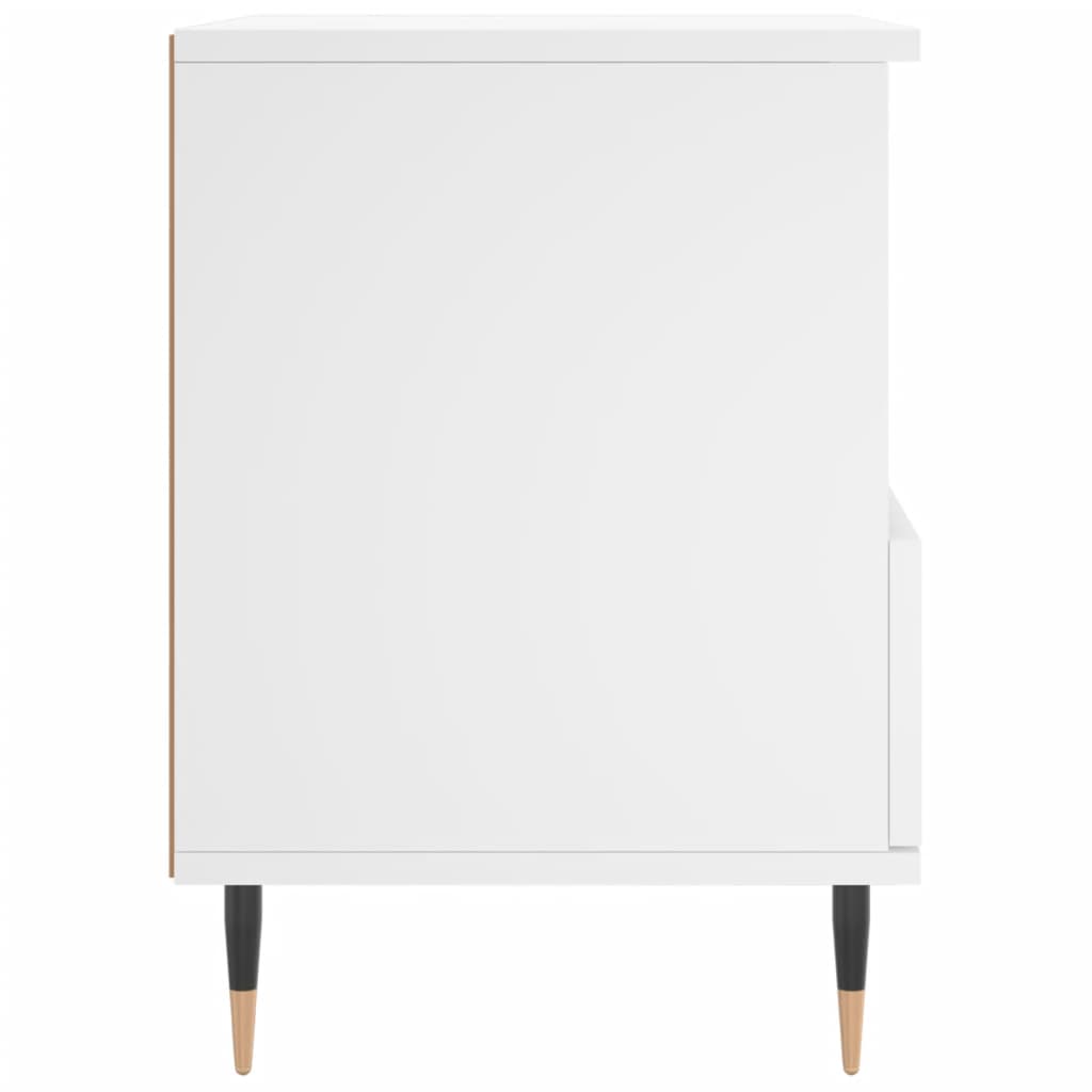 Bedside Cabinets 2 pcs White 40x35x50 cm Engineered Wood