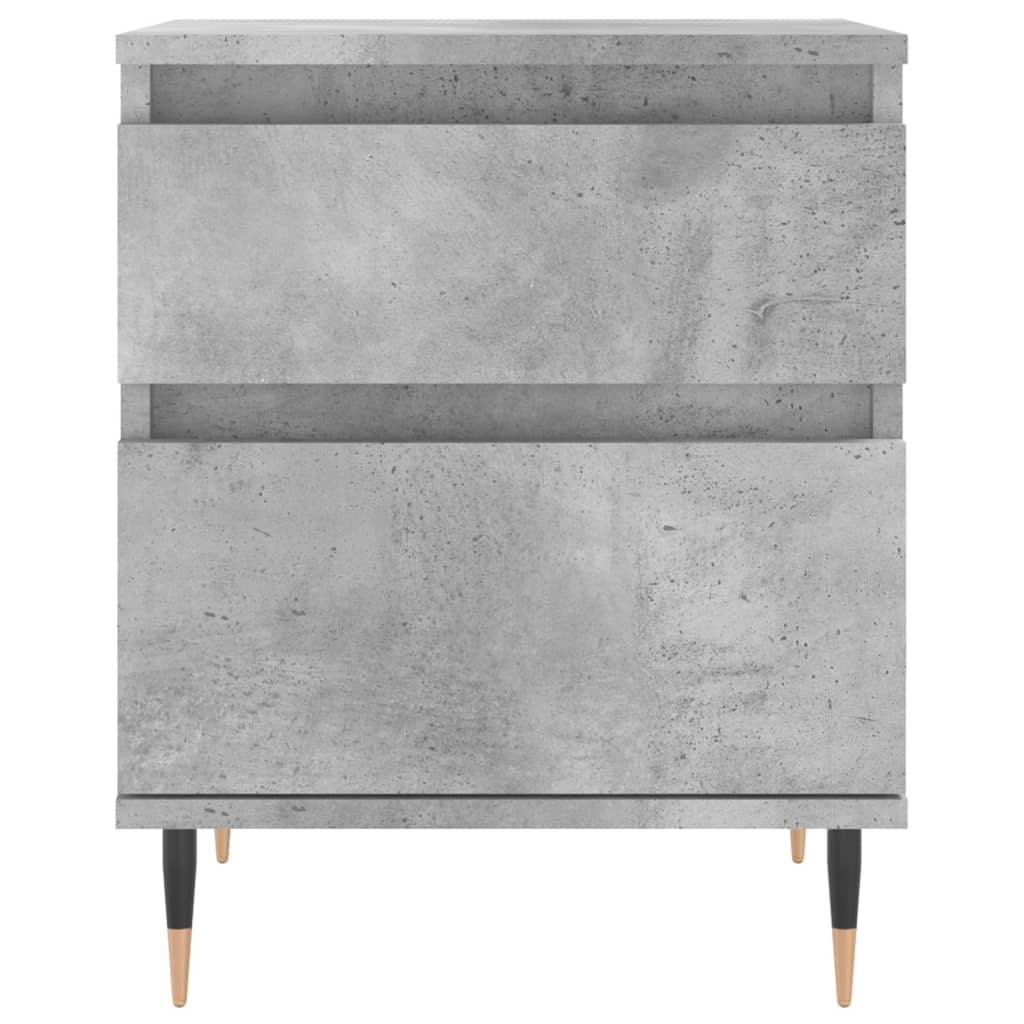 vidaXL Bedside Cabinet Concrete Grey 40x35x50 cm Engineered Wood