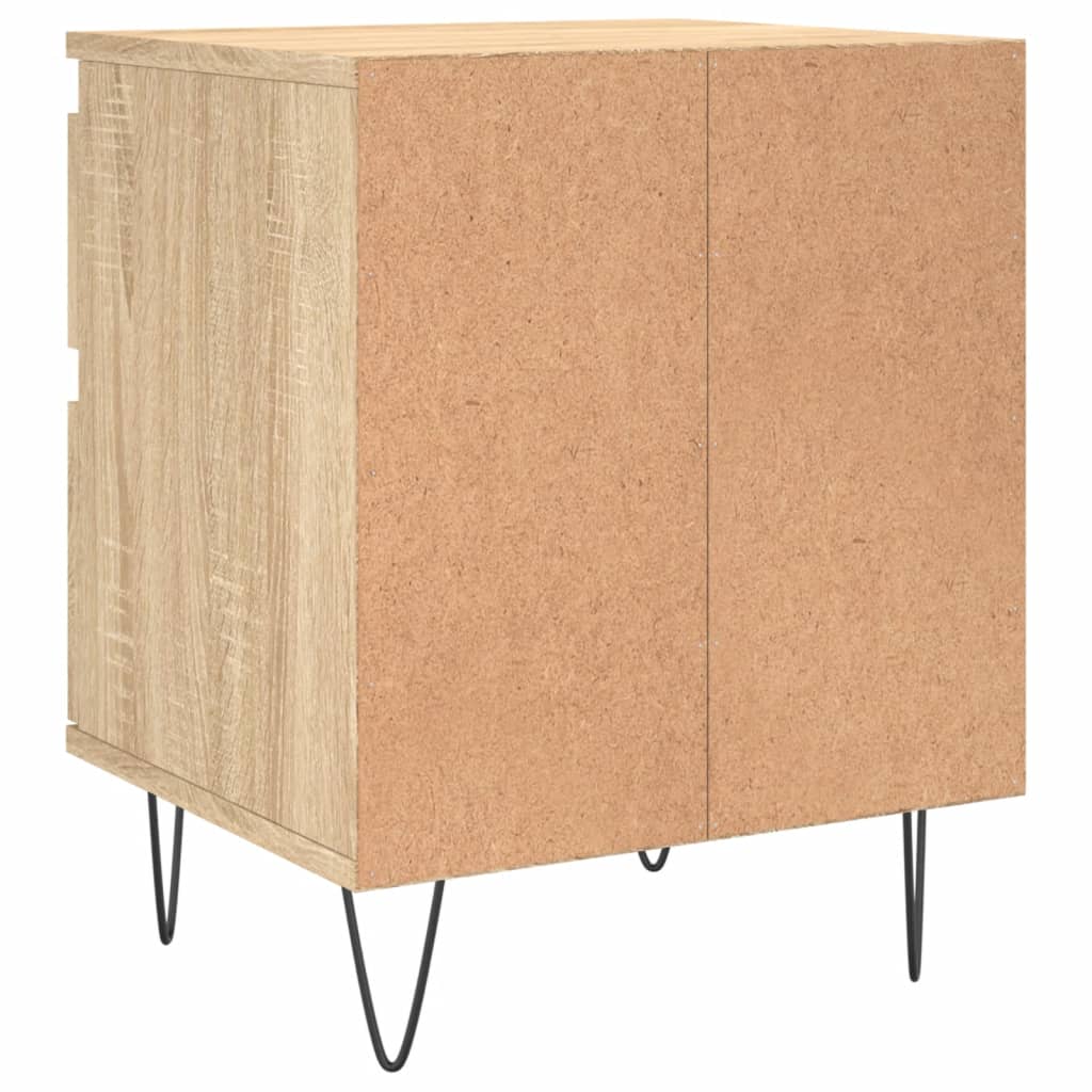 Bedside Cabinets 2 pcs Sonoma Oak 40x35x50 cm Engineered Wood