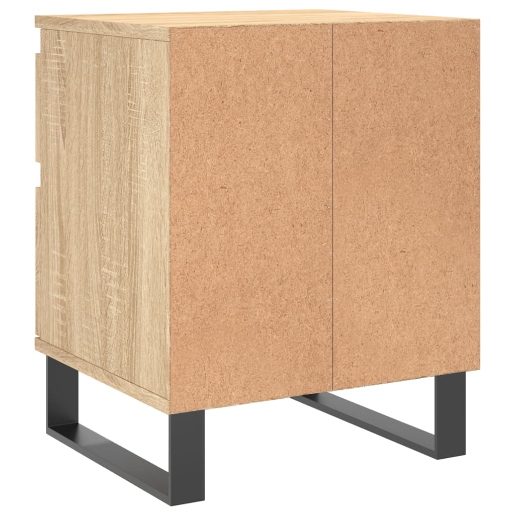 Bedside Cabinets 2 pcs Sonoma Oak 40x35x50 cm Engineered Wood