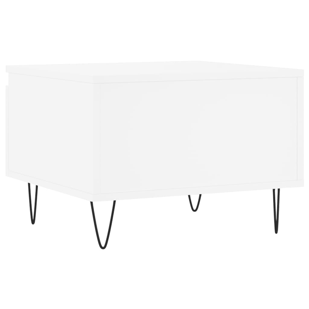 Coffee Tables 2 pcs White 50x46x35 cm Engineered Wood