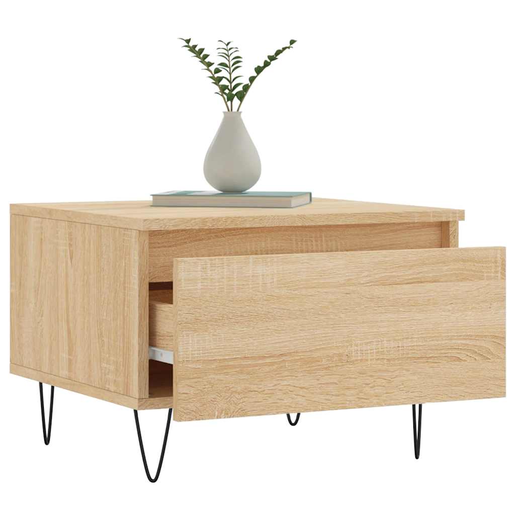 Coffee Tables 2 pcs Sonoma Oak 50x46x35 cm Engineered Wood