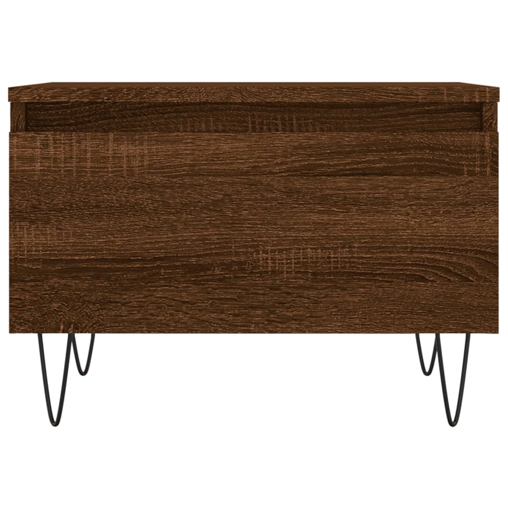 vidaXL Coffee Table Brown Oak 50x46x35 cm Engineered Wood