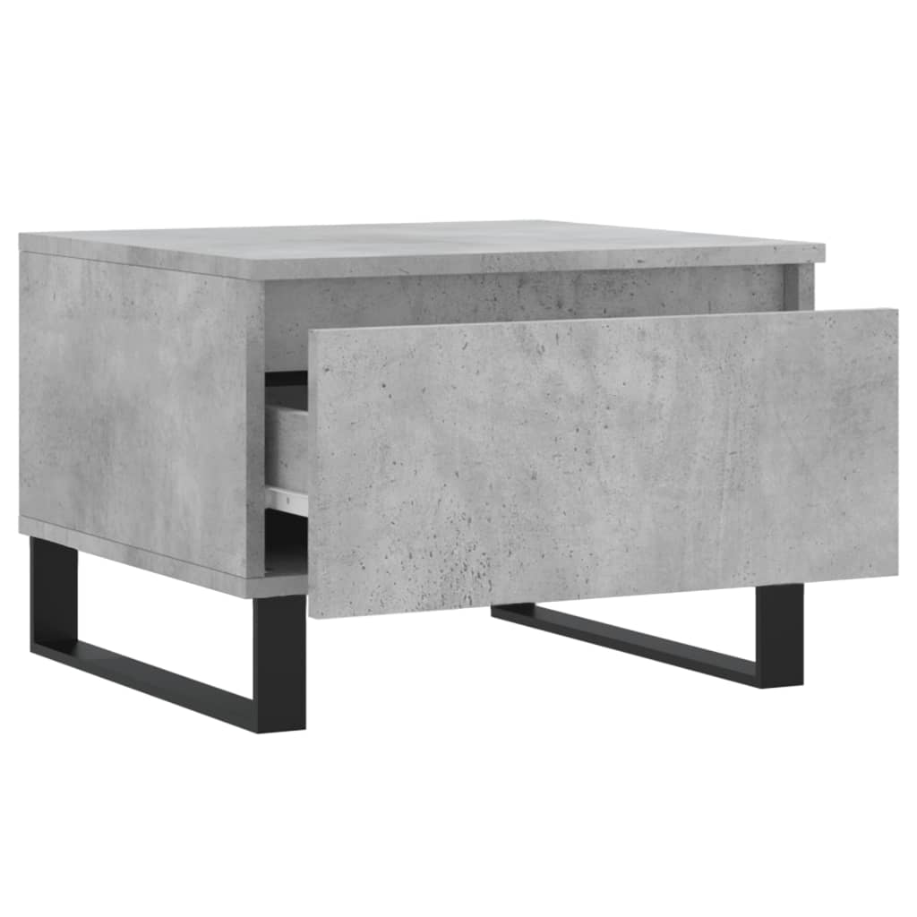 vidaXL Coffee Table Concrete Grey 50x46x35 cm Engineered Wood