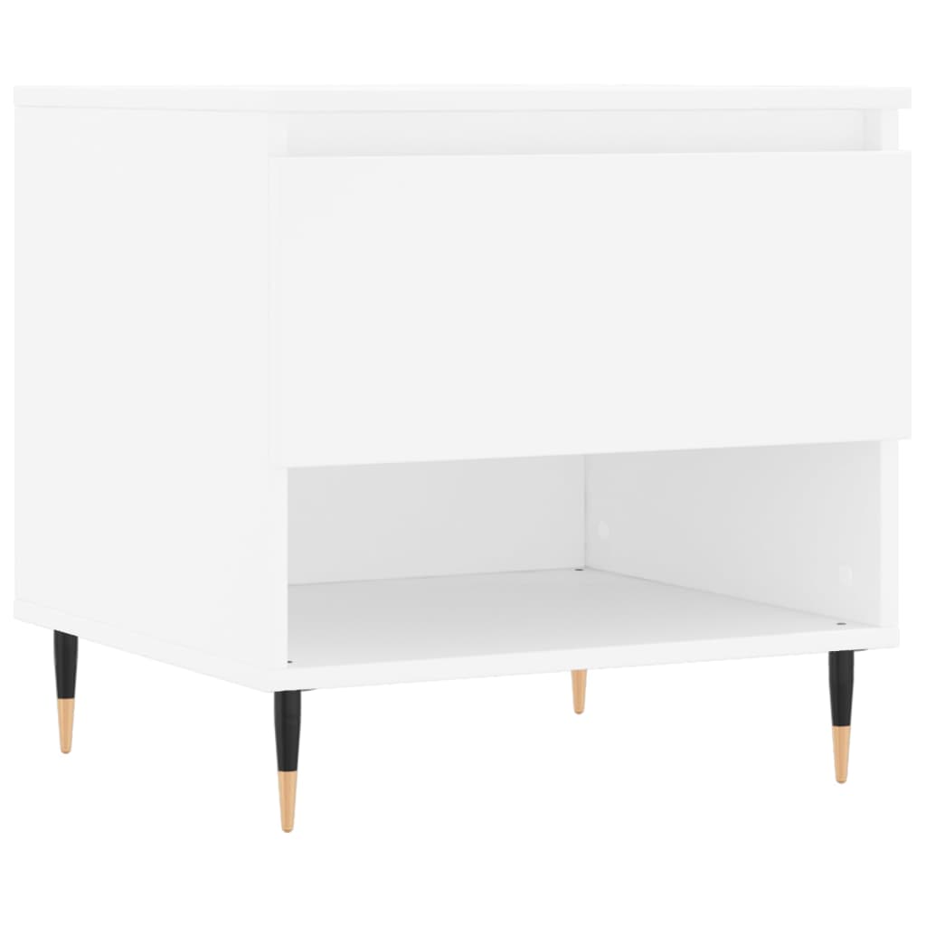 Coffee Table White 50x46x50 cm Engineered Wood