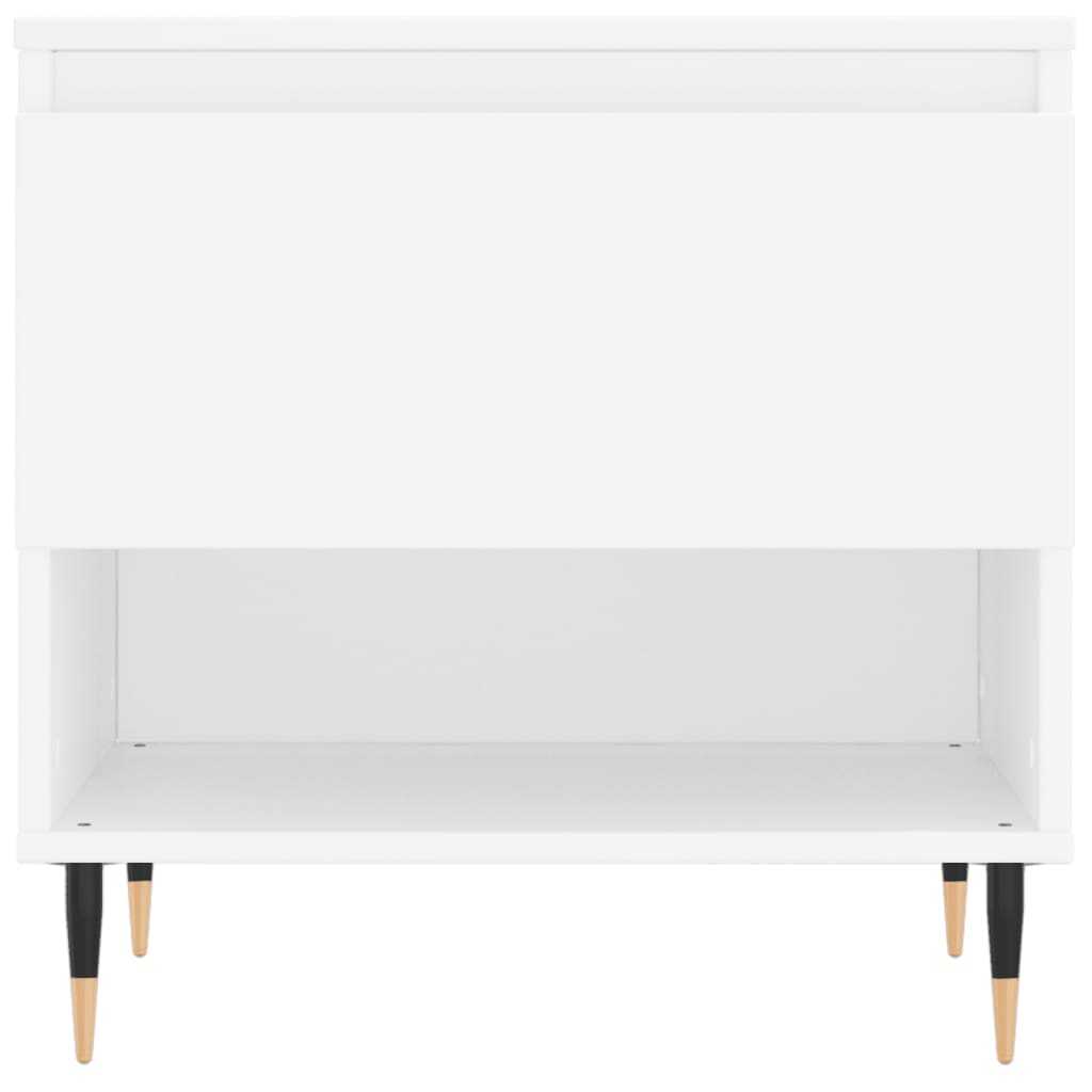 Coffee Tables 2 pcs White 50x46x50 cm Engineered Wood