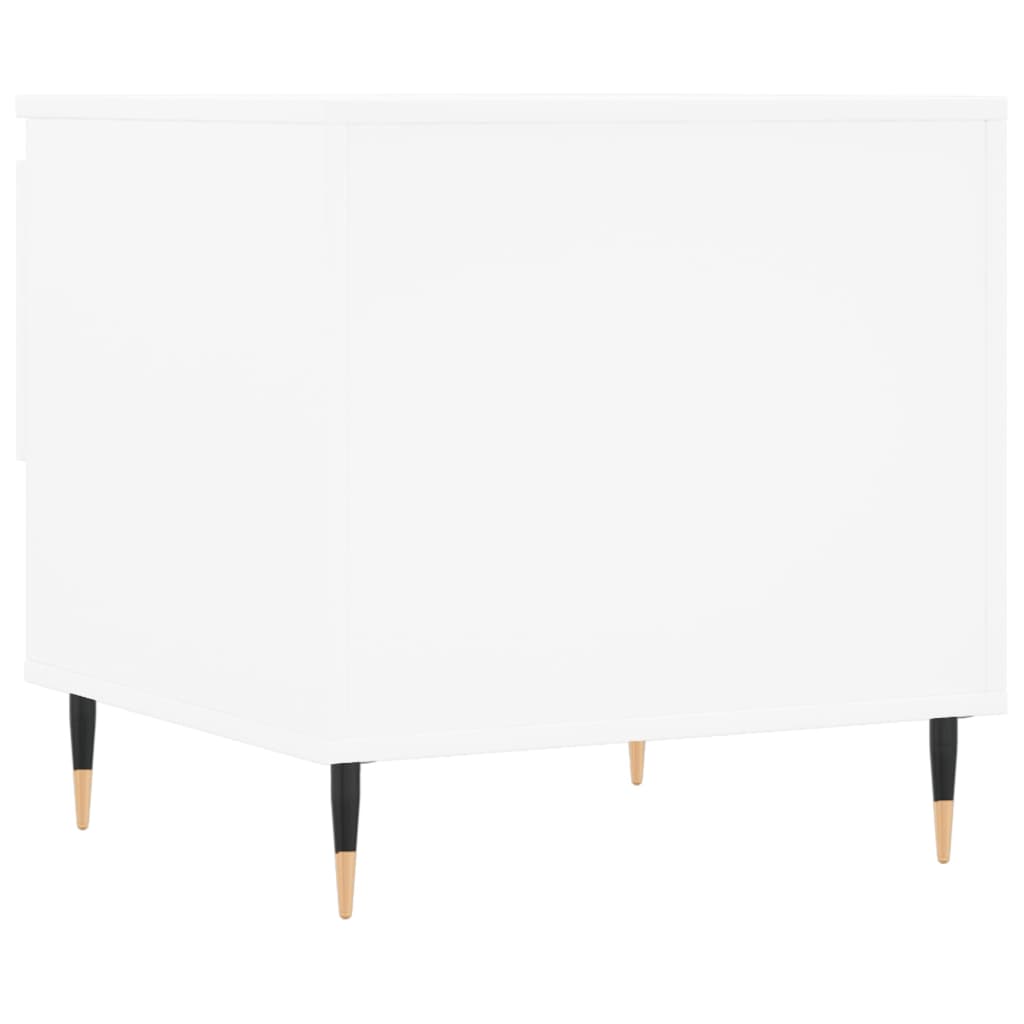 Coffee Tables 2 pcs White 50x46x50 cm Engineered Wood