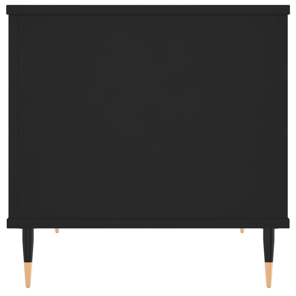 Coffee Table Black 60x44.5x45 cm Engineered Wood