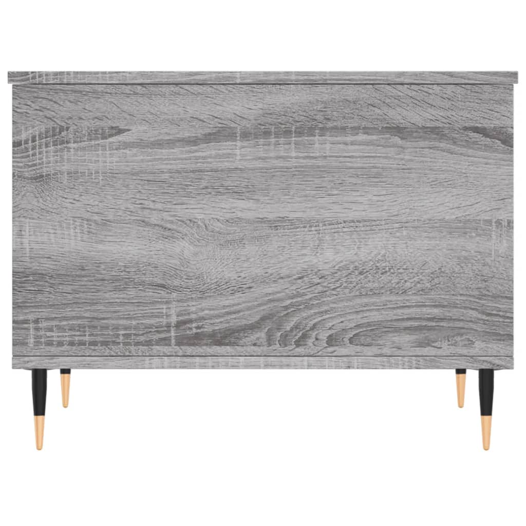 vidaXL Coffee Table Grey Sonoma 60x44.5x45 cm Engineered Wood