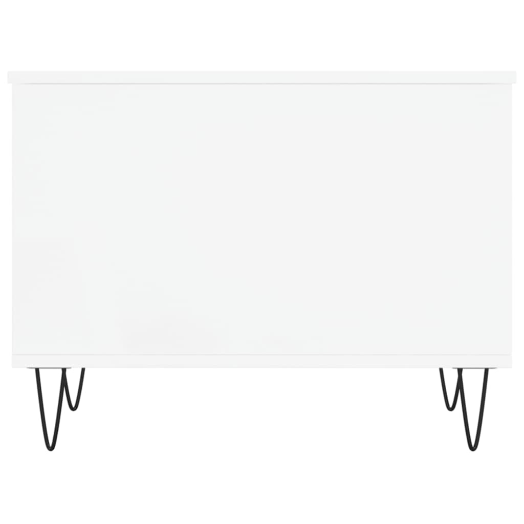 Coffee Table White 60x44,5x45 cm Engineered Wood