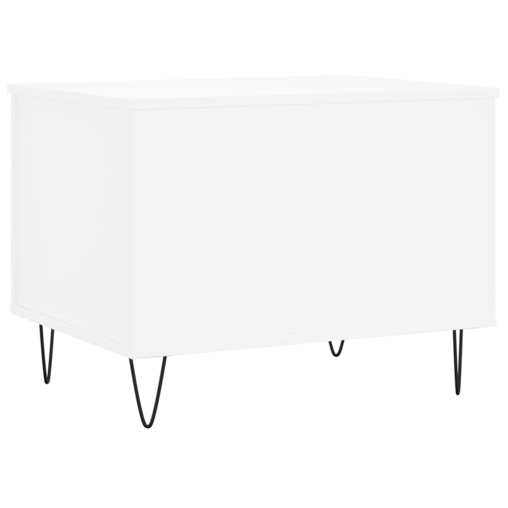 Coffee Table White 60x44,5x45 cm Engineered Wood