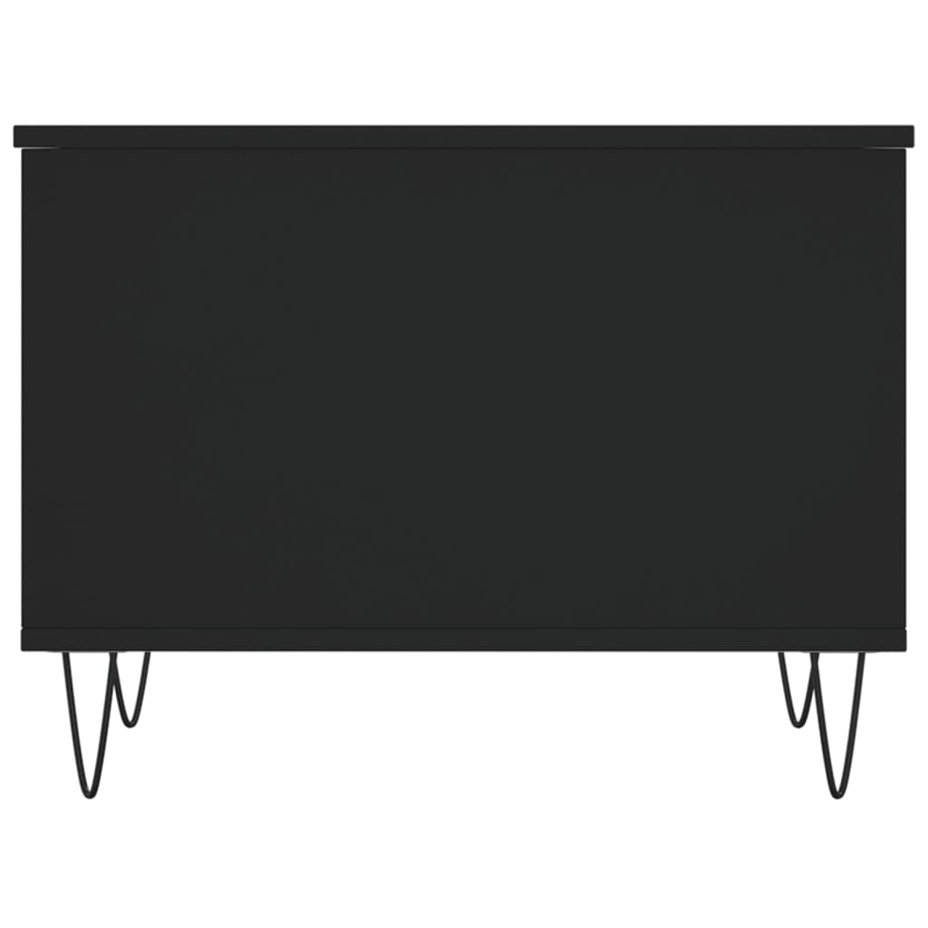 Coffee Table Black 60x44,5x45 cm Engineered Wood