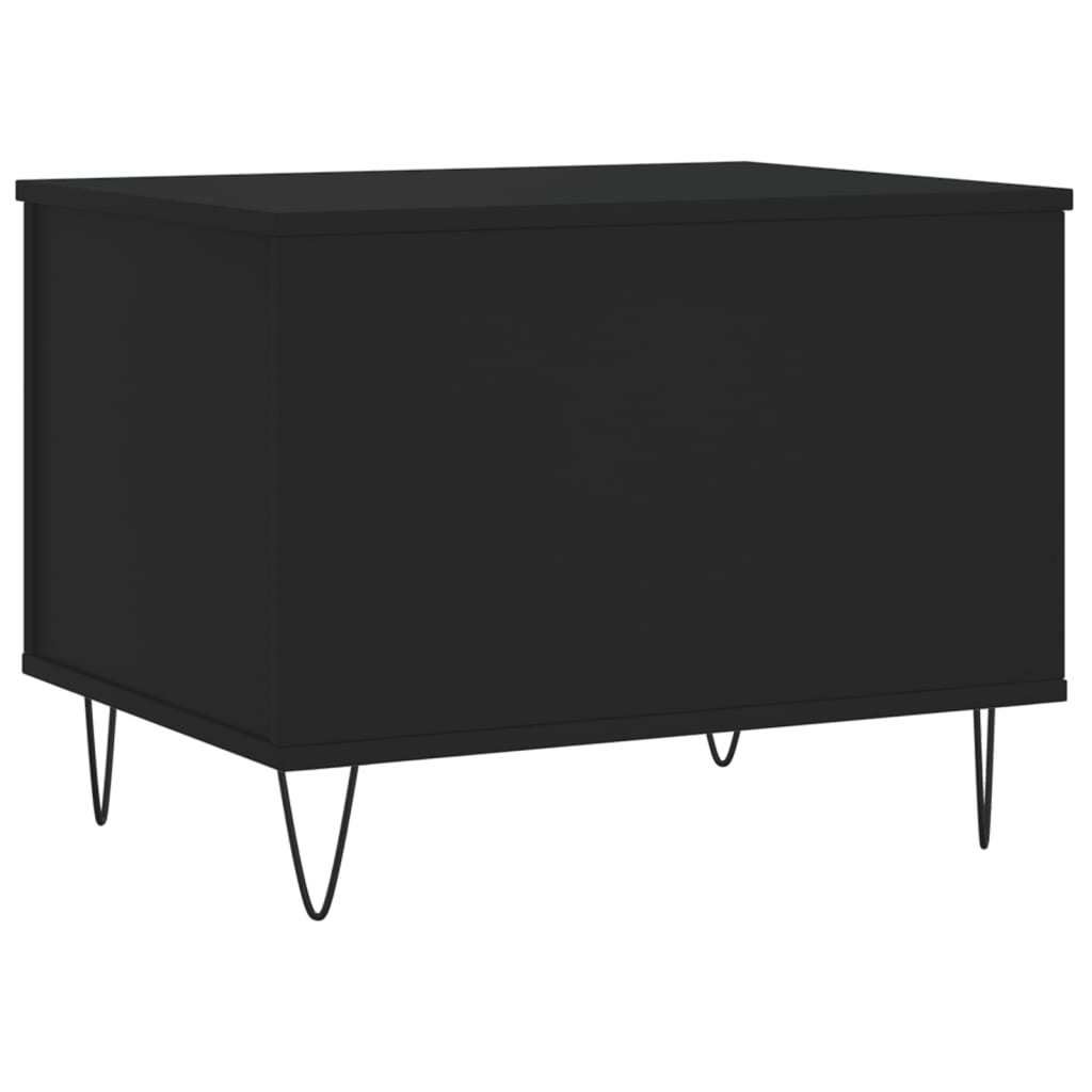 Coffee Table Black 60x44,5x45 cm Engineered Wood