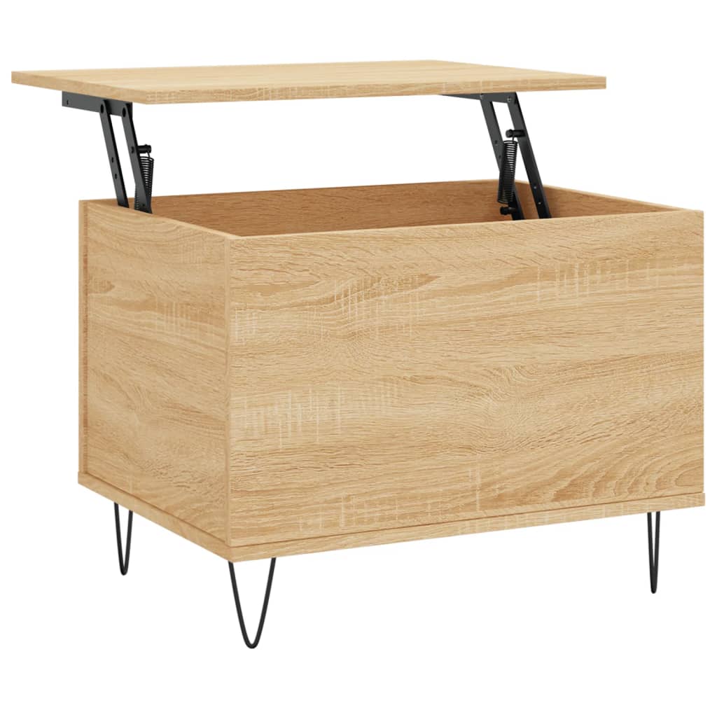 Coffee Table Sonoma Oak 60x44,5x45 cm Engineered Wood