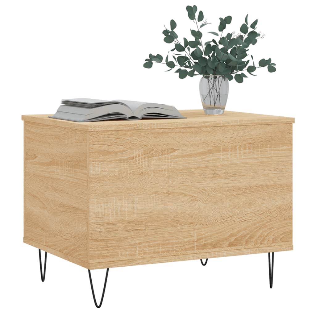 Coffee Table Sonoma Oak 60x44,5x45 cm Engineered Wood