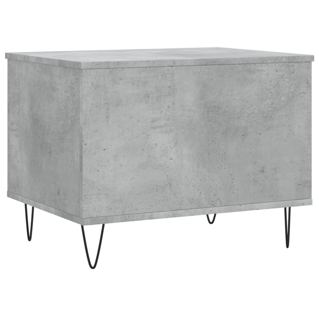 Coffee Table Concrete Grey 60x44,5x45 cm Engineered Wood