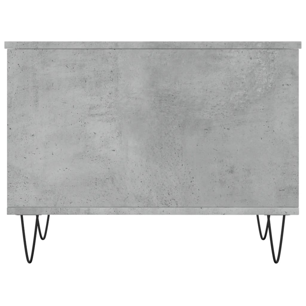 Coffee Table Concrete Grey 60x44,5x45 cm Engineered Wood