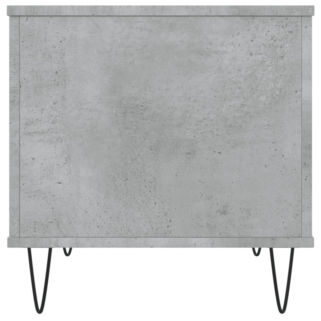 Coffee Table Concrete Grey 60x44,5x45 cm Engineered Wood
