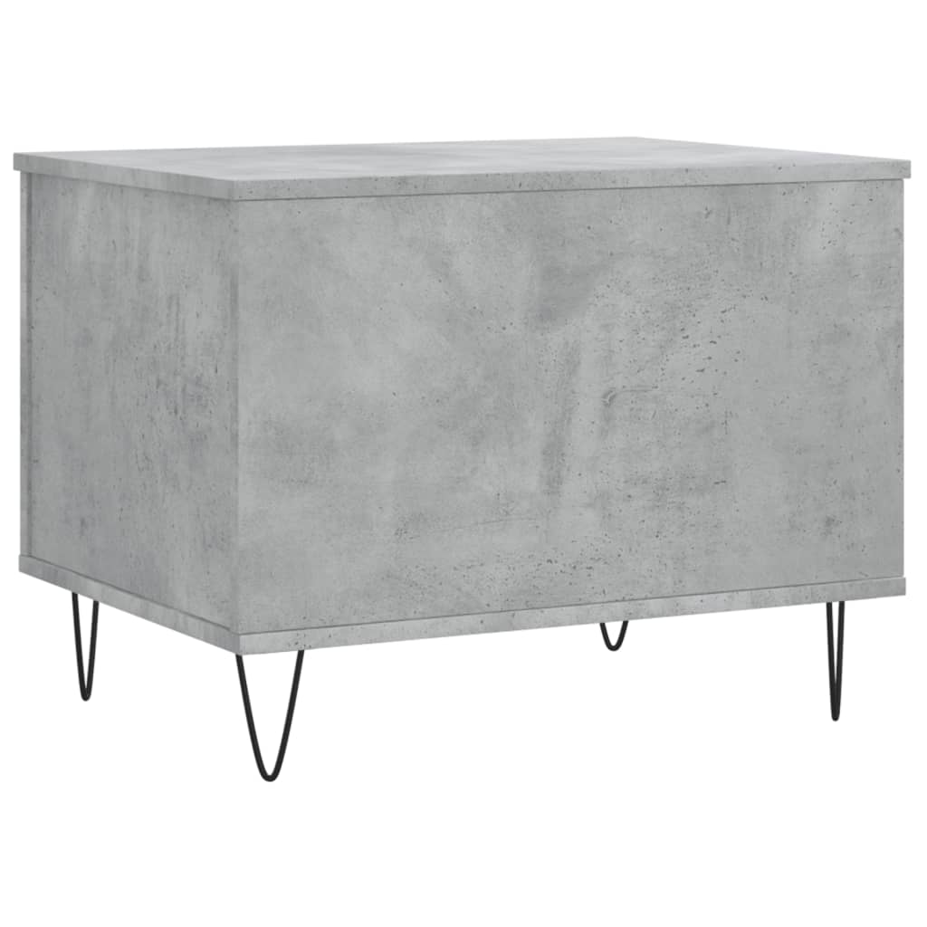 Coffee Table Concrete Grey 60x44,5x45 cm Engineered Wood