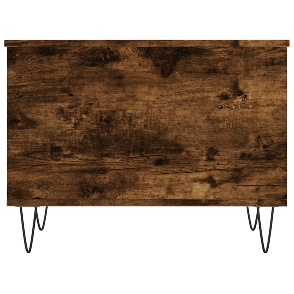 Coffee Table Smoked Oak 60x44,5x45 cm Engineered Wood