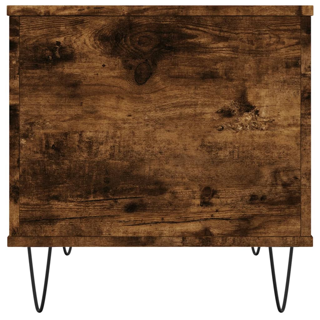 Coffee Table Smoked Oak 60x44,5x45 cm Engineered Wood