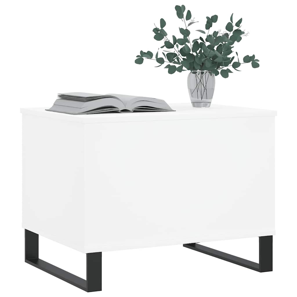 Coffee Table White 60x44,5x45 cm Engineered Wood