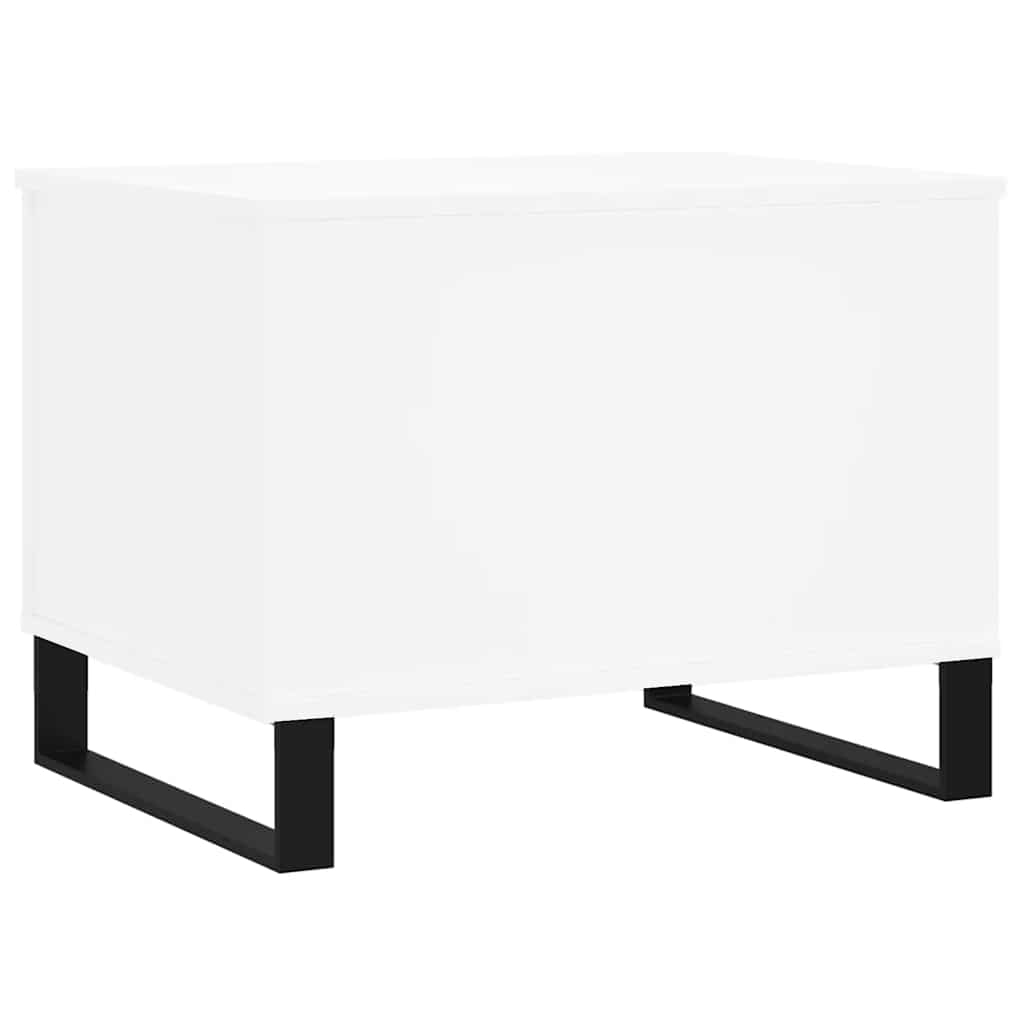 Coffee Table White 60x44,5x45 cm Engineered Wood